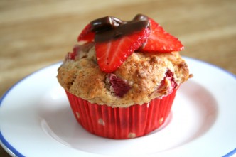 Erdbeer-Jogurt-Muffins